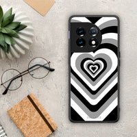 Thumbnail for Θήκη OnePlus 11R / ACE 2 5G Black Hearts από τη Smartfits με σχέδιο στο πίσω μέρος και μαύρο περίβλημα | OnePlus 11R / ACE 2 5G Black Hearts Case with Colorful Back and Black Bezels