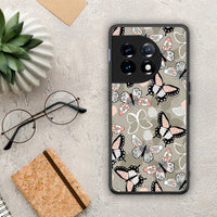 Thumbnail for Θήκη OnePlus 11R / ACE 2 5G Boho Butterflies από τη Smartfits με σχέδιο στο πίσω μέρος και μαύρο περίβλημα | OnePlus 11R / ACE 2 5G Boho Butterflies Case with Colorful Back and Black Bezels