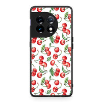 Thumbnail for Θήκη OnePlus 11 5G Cherry Summer από τη Smartfits με σχέδιο στο πίσω μέρος και μαύρο περίβλημα | OnePlus 11 5G Cherry Summer Case with Colorful Back and Black Bezels
