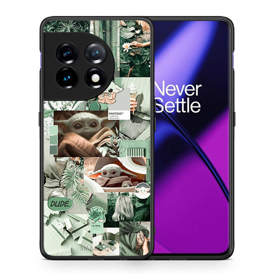 Θήκη OnePlus 11R / ACE 2 5G Collage Dude από τη Smartfits με σχέδιο στο πίσω μέρος και μαύρο περίβλημα | OnePlus 11R / ACE 2 5G Collage Dude Case with Colorful Back and Black Bezels