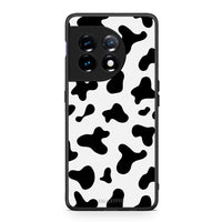 Thumbnail for Θήκη OnePlus 11 5G Cow Print από τη Smartfits με σχέδιο στο πίσω μέρος και μαύρο περίβλημα | OnePlus 11 5G Cow Print Case with Colorful Back and Black Bezels