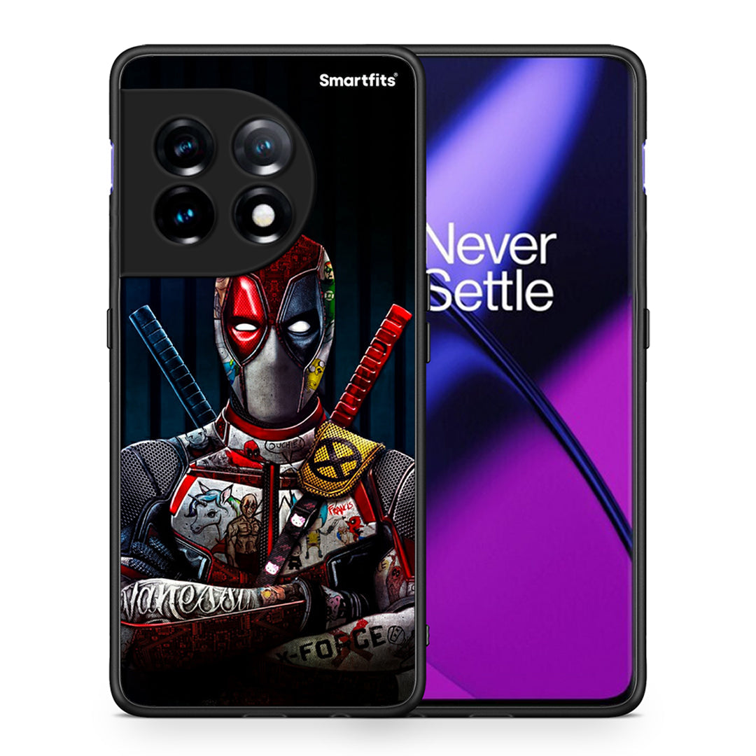 Θήκη OnePlus 11 5G Funny Guy από τη Smartfits με σχέδιο στο πίσω μέρος και μαύρο περίβλημα | OnePlus 11 5G Funny Guy Case with Colorful Back and Black Bezels