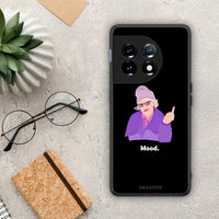 Thumbnail for Θήκη OnePlus 11 5G Grandma Mood Black από τη Smartfits με σχέδιο στο πίσω μέρος και μαύρο περίβλημα | OnePlus 11 5G Grandma Mood Black Case with Colorful Back and Black Bezels