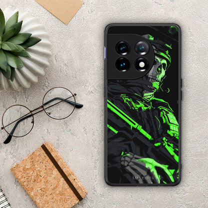 Θήκη OnePlus 11R / ACE 2 5G Green Soldier από τη Smartfits με σχέδιο στο πίσω μέρος και μαύρο περίβλημα | OnePlus 11R / ACE 2 5G Green Soldier Case with Colorful Back and Black Bezels