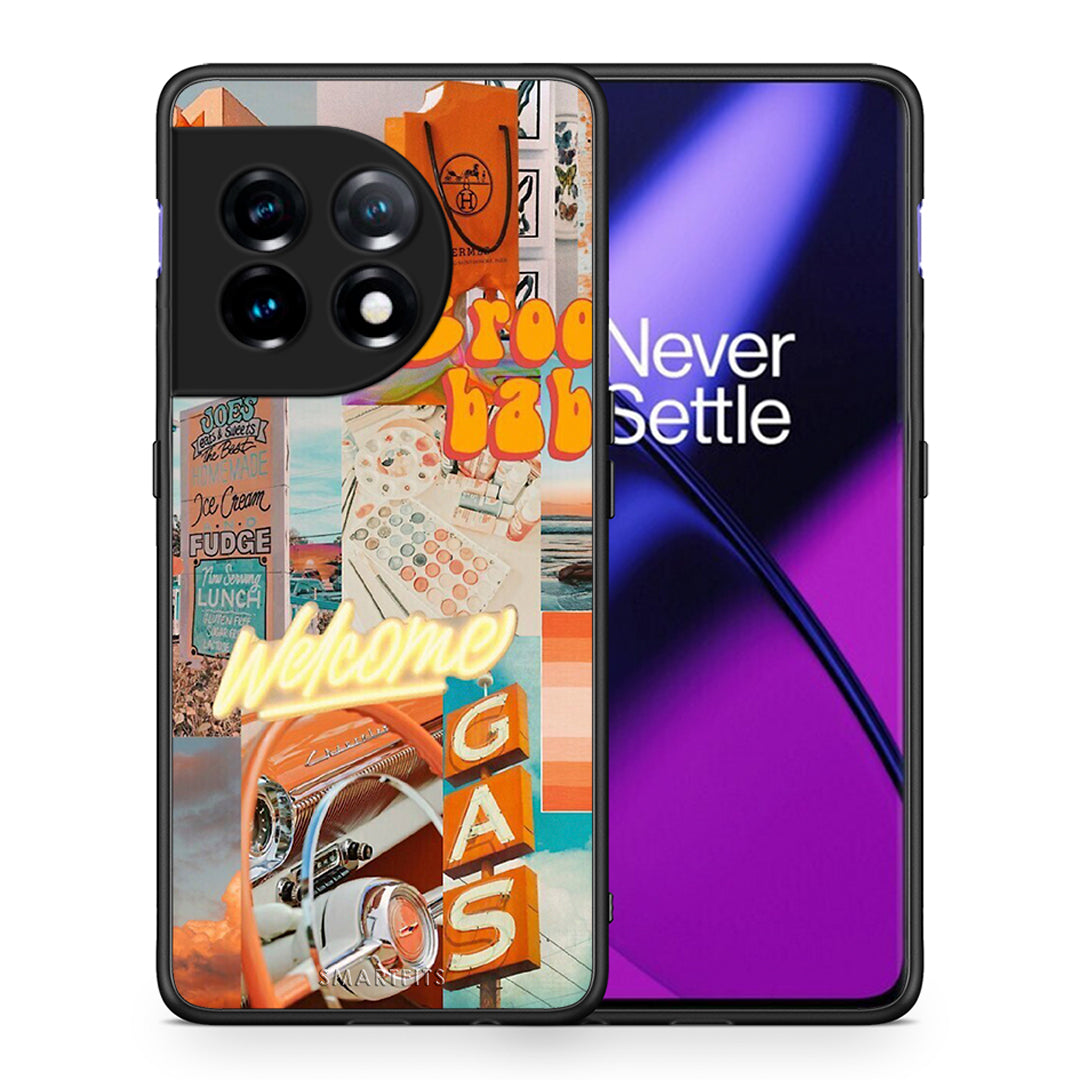 Θήκη OnePlus 11R / ACE 2 5G Groovy Babe από τη Smartfits με σχέδιο στο πίσω μέρος και μαύρο περίβλημα | OnePlus 11R / ACE 2 5G Groovy Babe Case with Colorful Back and Black Bezels