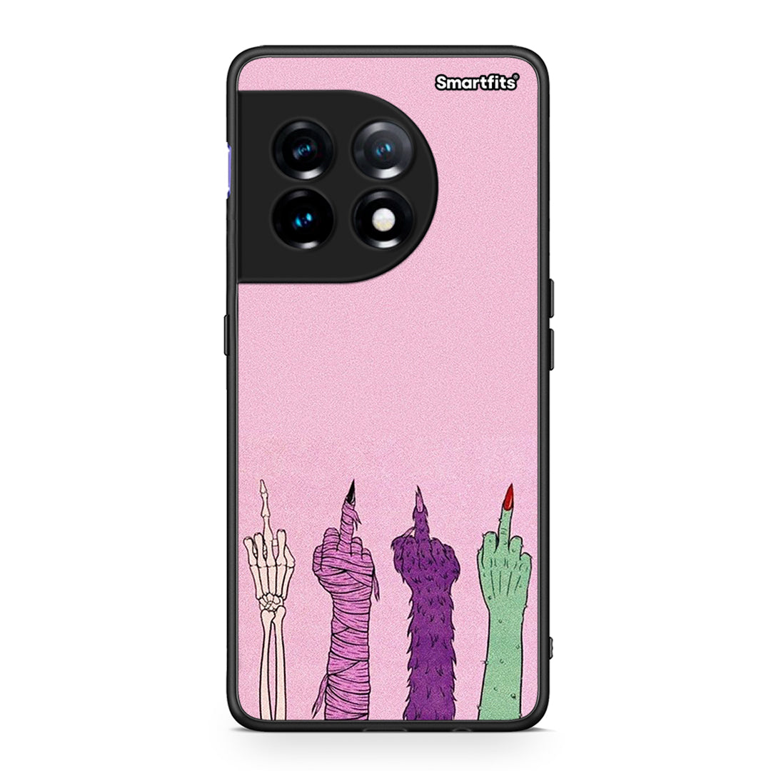 Θήκη OnePlus 11R / ACE 2 5G Halloween Be A Lady από τη Smartfits με σχέδιο στο πίσω μέρος και μαύρο περίβλημα | OnePlus 11R / ACE 2 5G Halloween Be A Lady Case with Colorful Back and Black Bezels