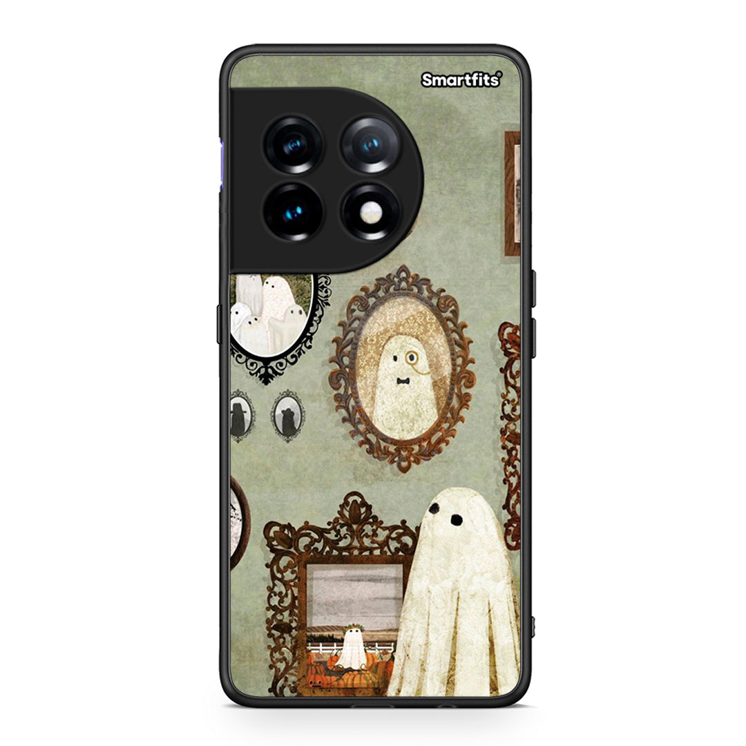 Θήκη OnePlus 11R / ACE 2 5G Halloween Ghost Season από τη Smartfits με σχέδιο στο πίσω μέρος και μαύρο περίβλημα | OnePlus 11R / ACE 2 5G Halloween Ghost Season Case with Colorful Back and Black Bezels
