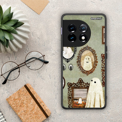 Θήκη OnePlus 11R / ACE 2 5G Halloween Ghost Season από τη Smartfits με σχέδιο στο πίσω μέρος και μαύρο περίβλημα | OnePlus 11R / ACE 2 5G Halloween Ghost Season Case with Colorful Back and Black Bezels