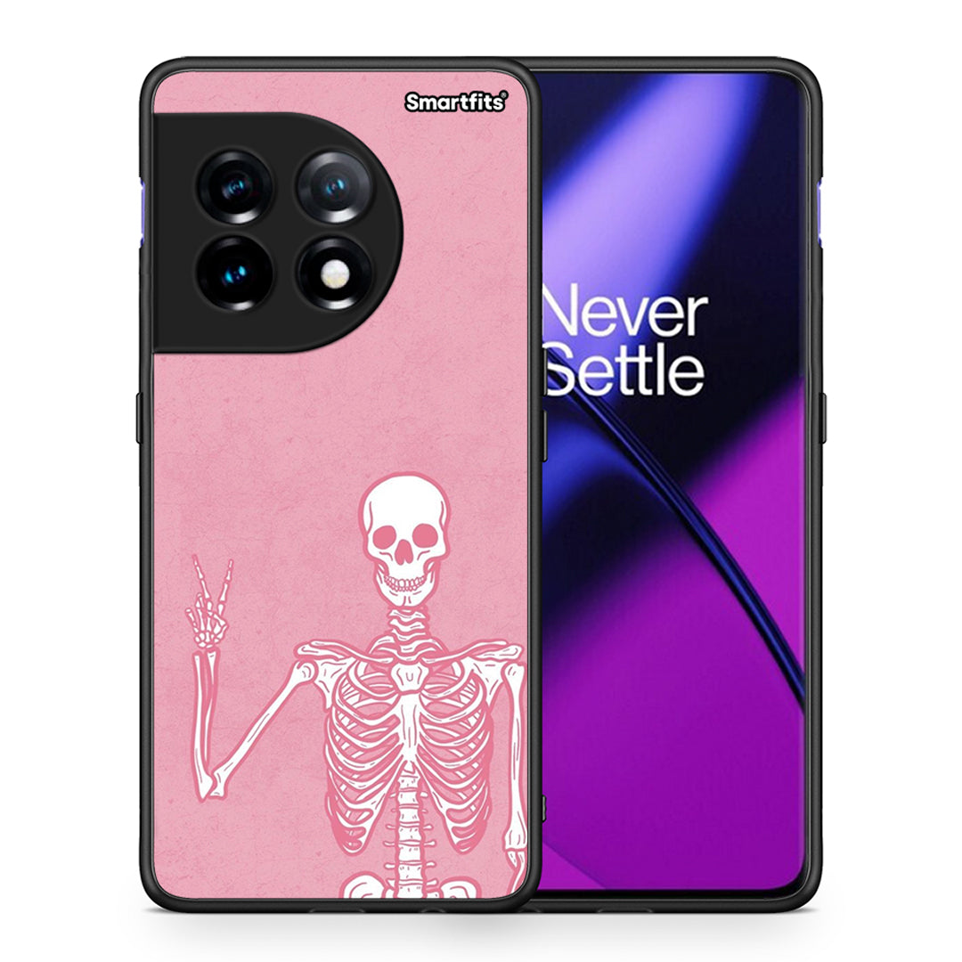 Θήκη OnePlus 11 5G Halloween Motivation από τη Smartfits με σχέδιο στο πίσω μέρος και μαύρο περίβλημα | OnePlus 11 5G Halloween Motivation Case with Colorful Back and Black Bezels