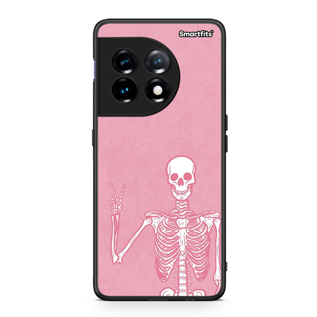 Θήκη OnePlus 11 5G Halloween Motivation από τη Smartfits με σχέδιο στο πίσω μέρος και μαύρο περίβλημα | OnePlus 11 5G Halloween Motivation Case with Colorful Back and Black Bezels
