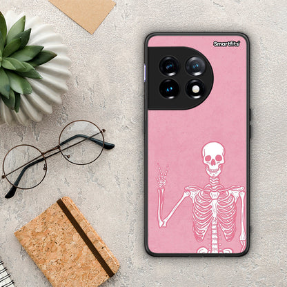 Θήκη OnePlus 11 5G Halloween Motivation από τη Smartfits με σχέδιο στο πίσω μέρος και μαύρο περίβλημα | OnePlus 11 5G Halloween Motivation Case with Colorful Back and Black Bezels