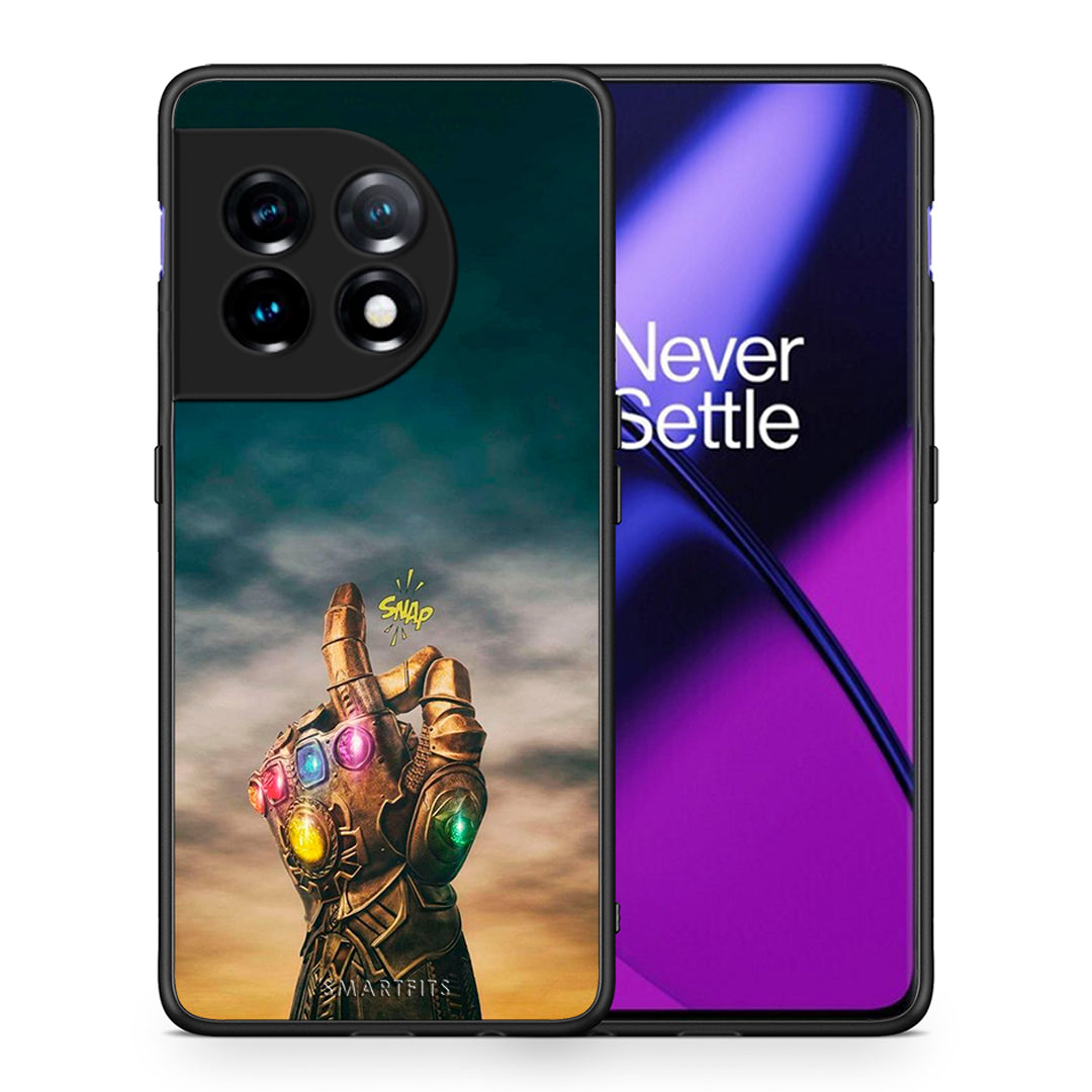 Θήκη OnePlus 11 5G Infinity Snap από τη Smartfits με σχέδιο στο πίσω μέρος και μαύρο περίβλημα | OnePlus 11 5G Infinity Snap Case with Colorful Back and Black Bezels