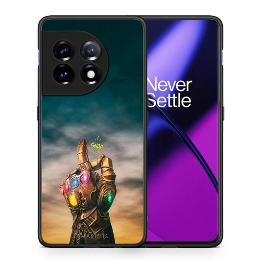 Θήκη OnePlus 11 5G Infinity Snap από τη Smartfits με σχέδιο στο πίσω μέρος και μαύρο περίβλημα | OnePlus 11 5G Infinity Snap Case with Colorful Back and Black Bezels