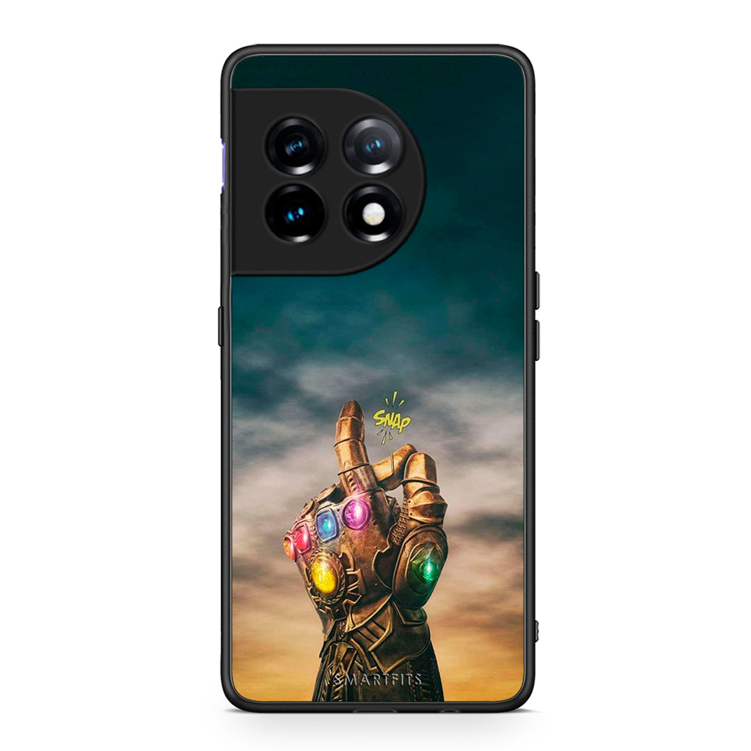 Θήκη OnePlus 11 5G Infinity Snap από τη Smartfits με σχέδιο στο πίσω μέρος και μαύρο περίβλημα | OnePlus 11 5G Infinity Snap Case with Colorful Back and Black Bezels