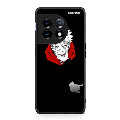 Θήκη OnePlus 11R / ACE 2 5G Itadori Anime από τη Smartfits με σχέδιο στο πίσω μέρος και μαύρο περίβλημα | OnePlus 11R / ACE 2 5G Itadori Anime Case with Colorful Back and Black Bezels