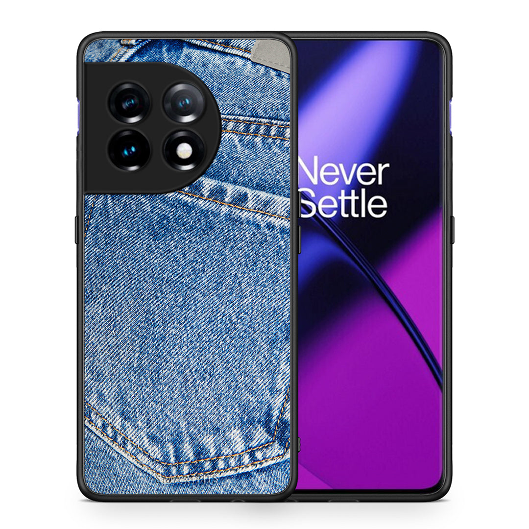 Θήκη OnePlus 11R / ACE 2 5G Jeans Pocket από τη Smartfits με σχέδιο στο πίσω μέρος και μαύρο περίβλημα | OnePlus 11R / ACE 2 5G Jeans Pocket Case with Colorful Back and Black Bezels