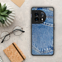 Thumbnail for Θήκη OnePlus 11 5G Jeans Pocket από τη Smartfits με σχέδιο στο πίσω μέρος και μαύρο περίβλημα | OnePlus 11 5G Jeans Pocket Case with Colorful Back and Black Bezels