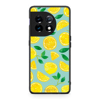 Thumbnail for Θήκη OnePlus 11 5G Lemons από τη Smartfits με σχέδιο στο πίσω μέρος και μαύρο περίβλημα | OnePlus 11 5G Lemons Case with Colorful Back and Black Bezels