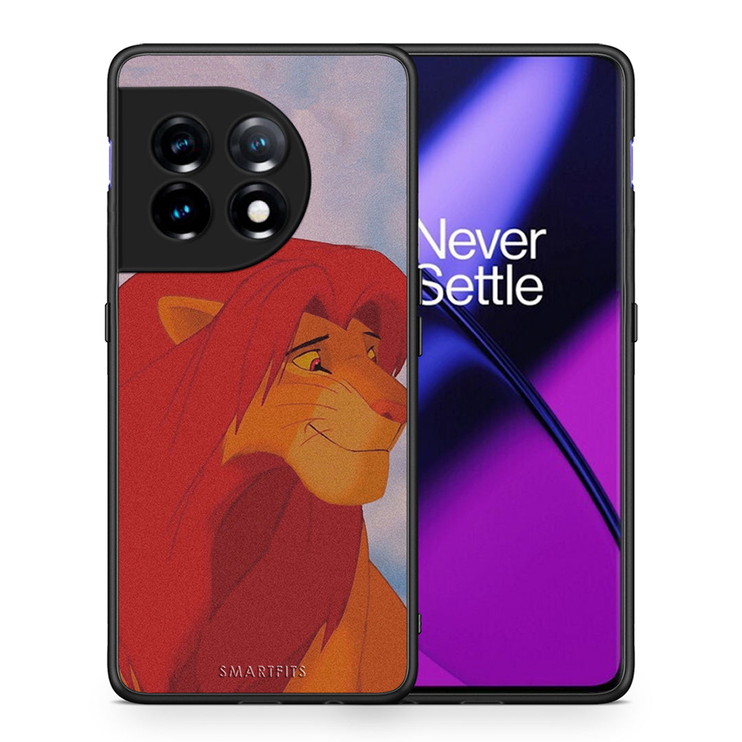 Θήκη OnePlus 11R / ACE 2 5G Lion Love 1 από τη Smartfits με σχέδιο στο πίσω μέρος και μαύρο περίβλημα | OnePlus 11R / ACE 2 5G Lion Love 1 Case with Colorful Back and Black Bezels