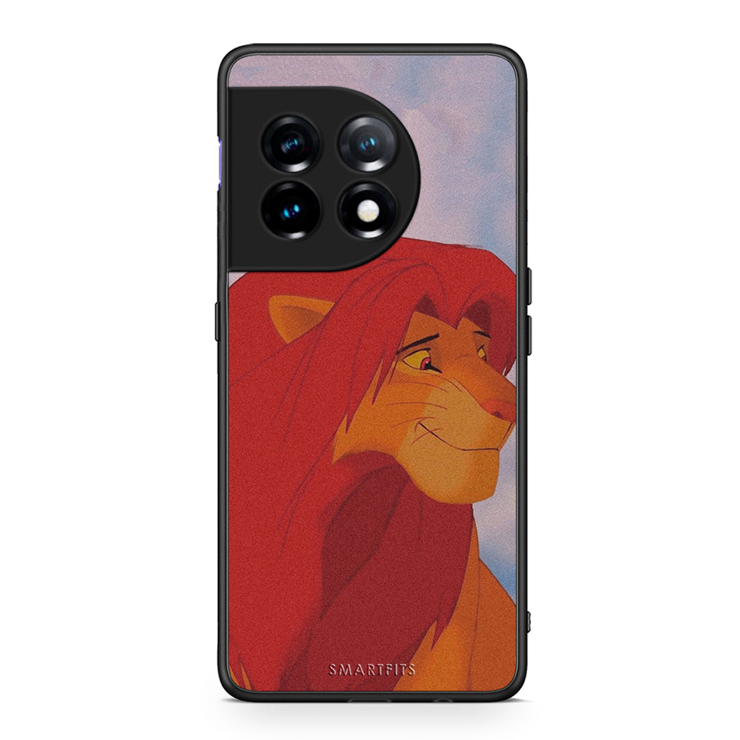 Θήκη OnePlus 11R / ACE 2 5G Lion Love 1 από τη Smartfits με σχέδιο στο πίσω μέρος και μαύρο περίβλημα | OnePlus 11R / ACE 2 5G Lion Love 1 Case with Colorful Back and Black Bezels