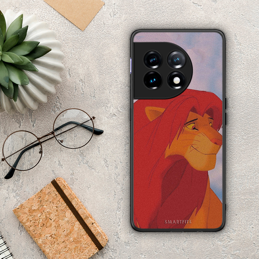 Θήκη OnePlus 11R / ACE 2 5G Lion Love 1 από τη Smartfits με σχέδιο στο πίσω μέρος και μαύρο περίβλημα | OnePlus 11R / ACE 2 5G Lion Love 1 Case with Colorful Back and Black Bezels