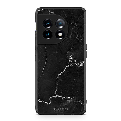 Θήκη OnePlus 11 5G Marble Black από τη Smartfits με σχέδιο στο πίσω μέρος και μαύρο περίβλημα | OnePlus 11 5G Marble Black Case with Colorful Back and Black Bezels