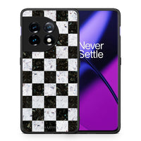 Thumbnail for Θήκη OnePlus 11R / ACE 2 5G Marble Square Geometric από τη Smartfits με σχέδιο στο πίσω μέρος και μαύρο περίβλημα | OnePlus 11R / ACE 2 5G Marble Square Geometric Case with Colorful Back and Black Bezels