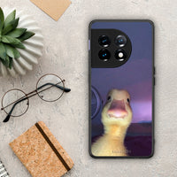 Thumbnail for Θήκη OnePlus 11R / ACE 2 5G Meme Duck από τη Smartfits με σχέδιο στο πίσω μέρος και μαύρο περίβλημα | OnePlus 11R / ACE 2 5G Meme Duck Case with Colorful Back and Black Bezels