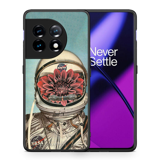 Θήκη OnePlus 11R / ACE 2 5G Nasa Bloom από τη Smartfits με σχέδιο στο πίσω μέρος και μαύρο περίβλημα | OnePlus 11R / ACE 2 5G Nasa Bloom Case with Colorful Back and Black Bezels