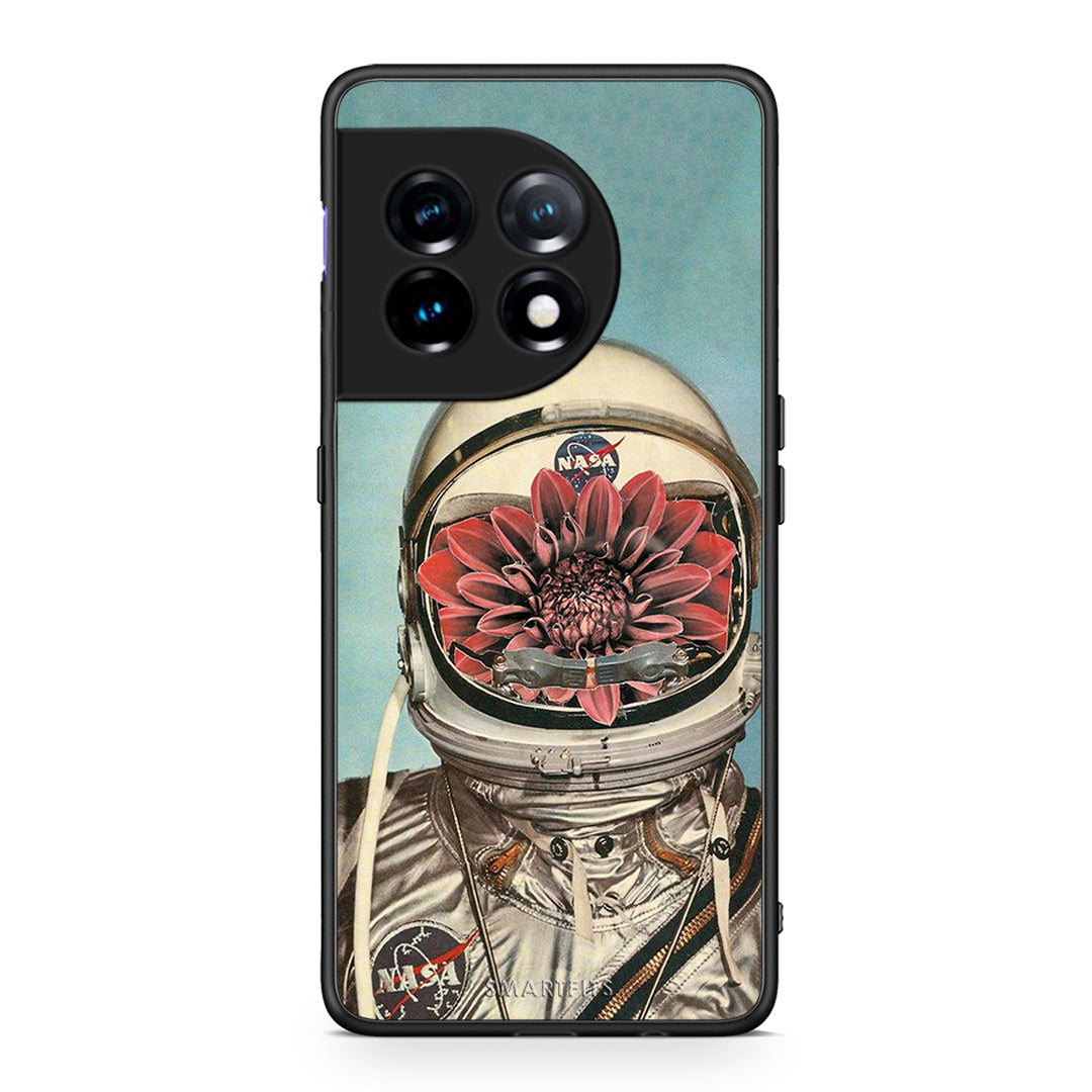 Θήκη OnePlus 11 5G Nasa Bloom από τη Smartfits με σχέδιο στο πίσω μέρος και μαύρο περίβλημα | OnePlus 11 5G Nasa Bloom Case with Colorful Back and Black Bezels