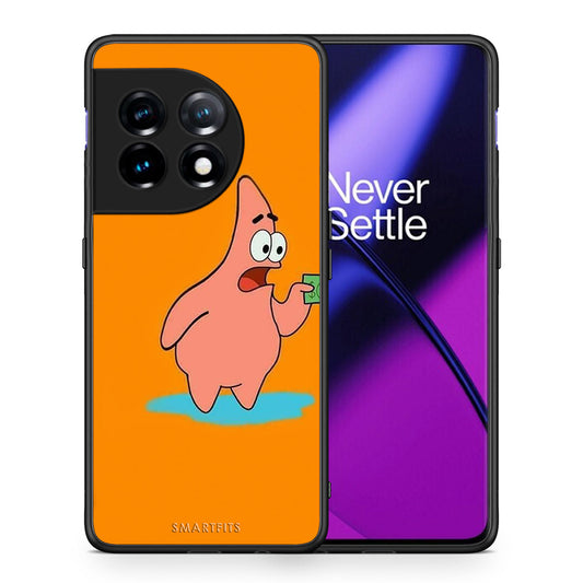 Θήκη OnePlus 11 5G No Money 1 από τη Smartfits με σχέδιο στο πίσω μέρος και μαύρο περίβλημα | OnePlus 11 5G No Money 1 Case with Colorful Back and Black Bezels