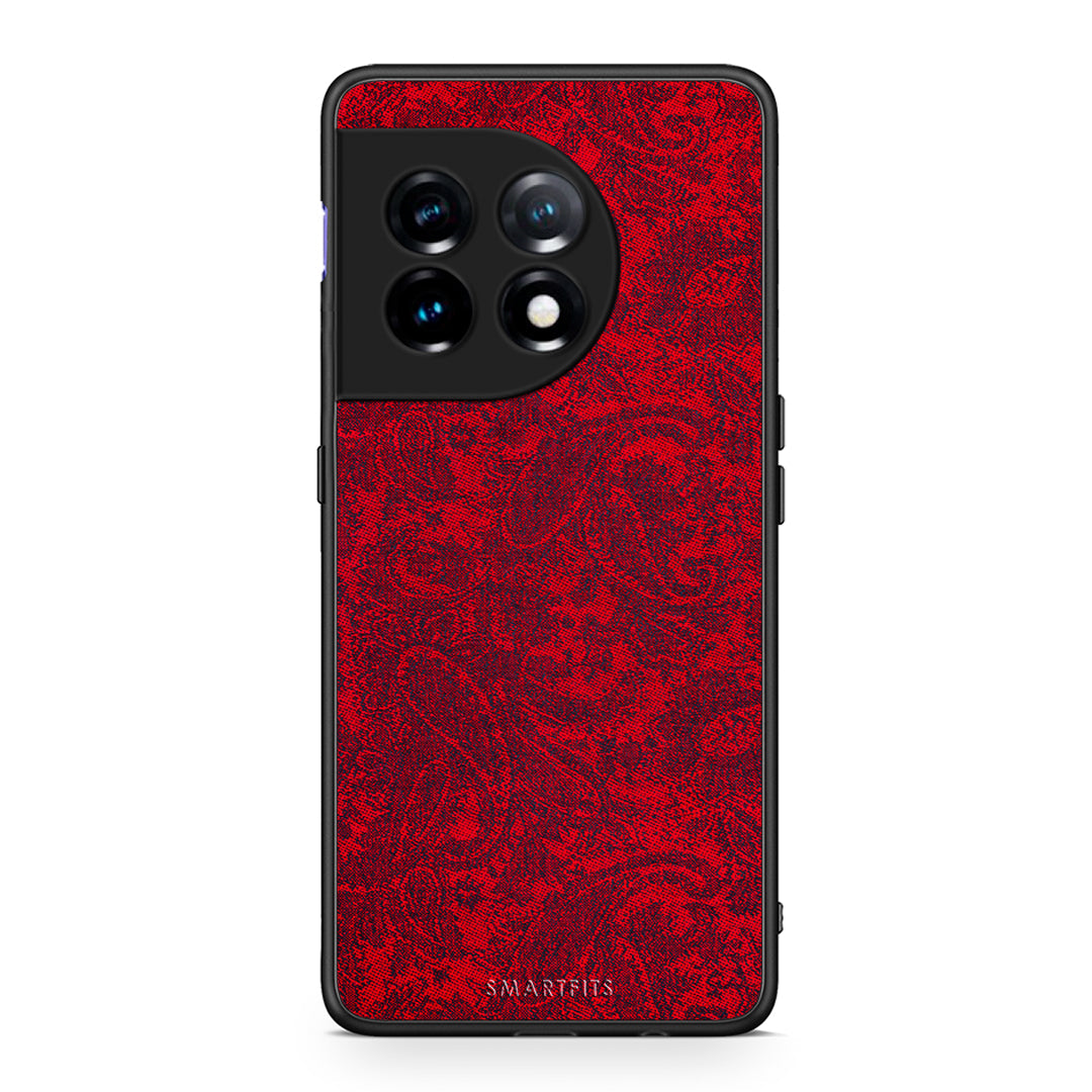 Θήκη OnePlus 11 5G Paisley Cashmere από τη Smartfits με σχέδιο στο πίσω μέρος και μαύρο περίβλημα | OnePlus 11 5G Paisley Cashmere Case with Colorful Back and Black Bezels