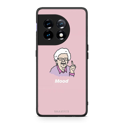 Θήκη OnePlus 11 5G PopArt Mood από τη Smartfits με σχέδιο στο πίσω μέρος και μαύρο περίβλημα | OnePlus 11 5G PopArt Mood Case with Colorful Back and Black Bezels