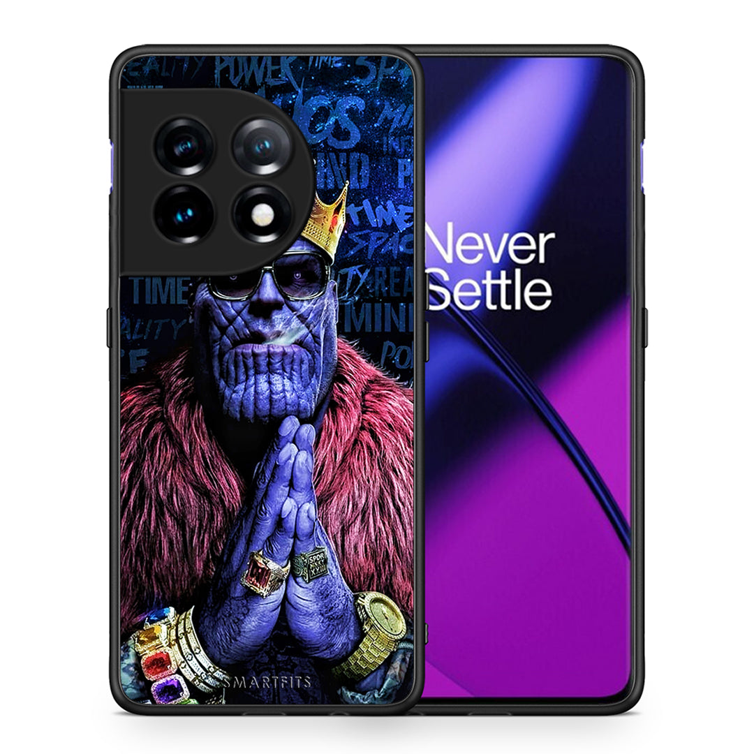 Θήκη OnePlus 11R / ACE 2 5G PopArt Thanos από τη Smartfits με σχέδιο στο πίσω μέρος και μαύρο περίβλημα | OnePlus 11R / ACE 2 5G PopArt Thanos Case with Colorful Back and Black Bezels