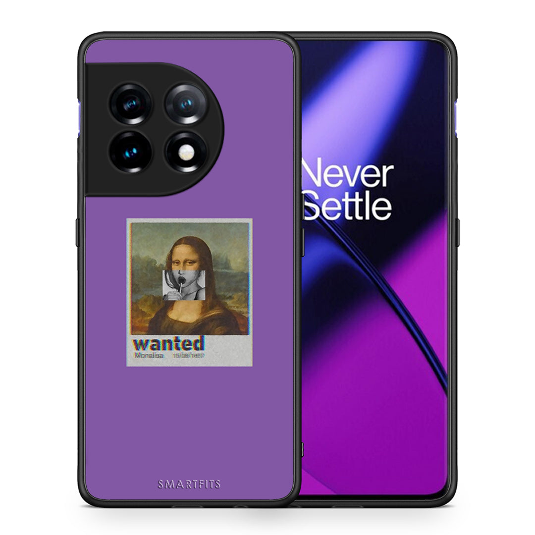 Θήκη OnePlus 11R / ACE 2 5G Popart Monalisa από τη Smartfits με σχέδιο στο πίσω μέρος και μαύρο περίβλημα | OnePlus 11R / ACE 2 5G Popart Monalisa Case with Colorful Back and Black Bezels