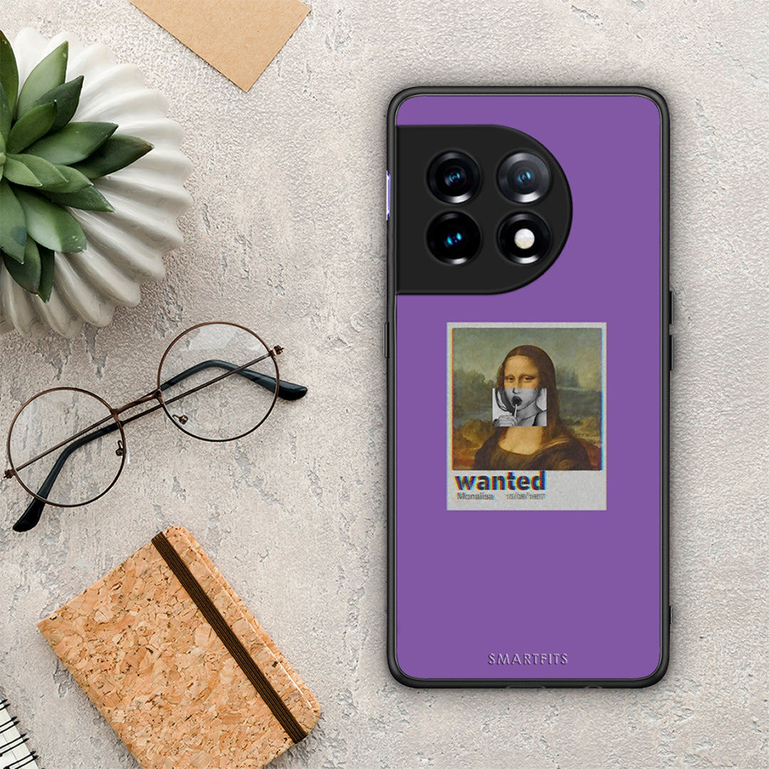 Θήκη OnePlus 11R / ACE 2 5G Popart Monalisa από τη Smartfits με σχέδιο στο πίσω μέρος και μαύρο περίβλημα | OnePlus 11R / ACE 2 5G Popart Monalisa Case with Colorful Back and Black Bezels