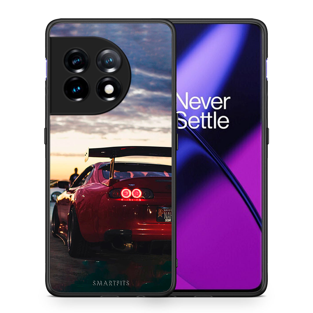 Θήκη OnePlus 11R / ACE 2 5G Racing Supra από τη Smartfits με σχέδιο στο πίσω μέρος και μαύρο περίβλημα | OnePlus 11R / ACE 2 5G Racing Supra Case with Colorful Back and Black Bezels