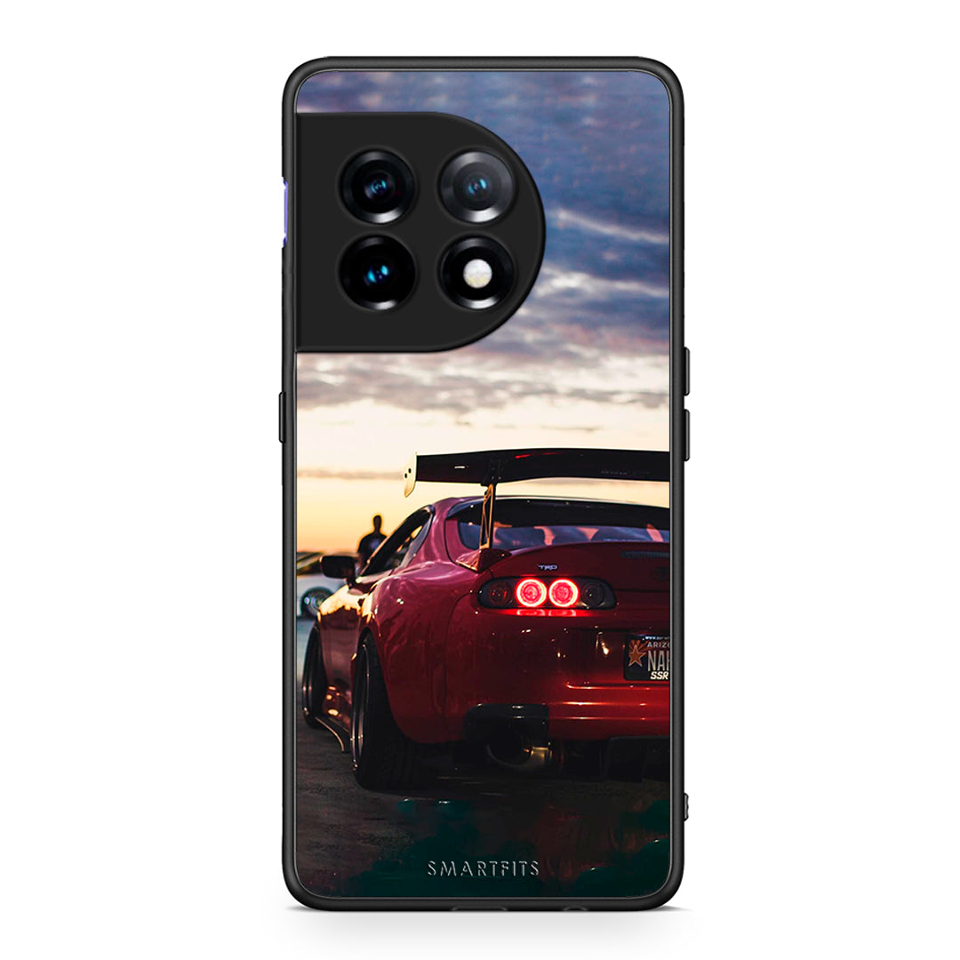 Θήκη OnePlus 11R / ACE 2 5G Racing Supra από τη Smartfits με σχέδιο στο πίσω μέρος και μαύρο περίβλημα | OnePlus 11R / ACE 2 5G Racing Supra Case with Colorful Back and Black Bezels