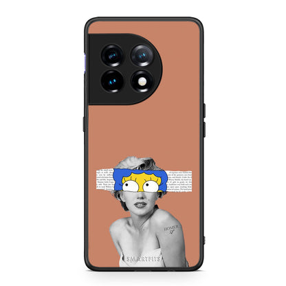 Θήκη OnePlus 11 5G Sim Merilyn από τη Smartfits με σχέδιο στο πίσω μέρος και μαύρο περίβλημα | OnePlus 11 5G Sim Merilyn Case with Colorful Back and Black Bezels
