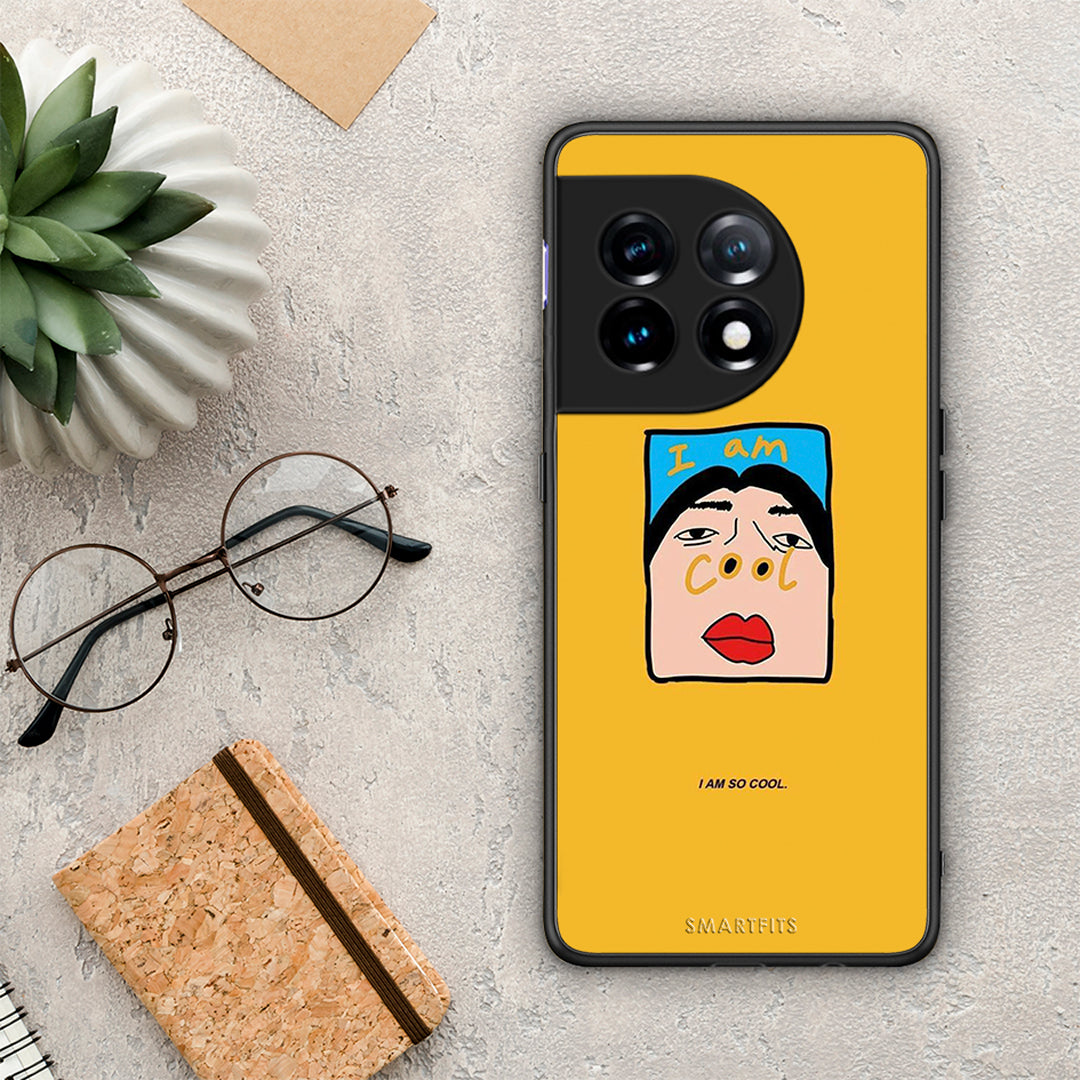 Θήκη OnePlus 11R / ACE 2 5G So Cool από τη Smartfits με σχέδιο στο πίσω μέρος και μαύρο περίβλημα | OnePlus 11R / ACE 2 5G So Cool Case with Colorful Back and Black Bezels