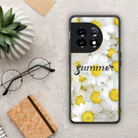 Thumbnail for Θήκη OnePlus 11 5G Summer Daisies από τη Smartfits με σχέδιο στο πίσω μέρος και μαύρο περίβλημα | OnePlus 11 5G Summer Daisies Case with Colorful Back and Black Bezels