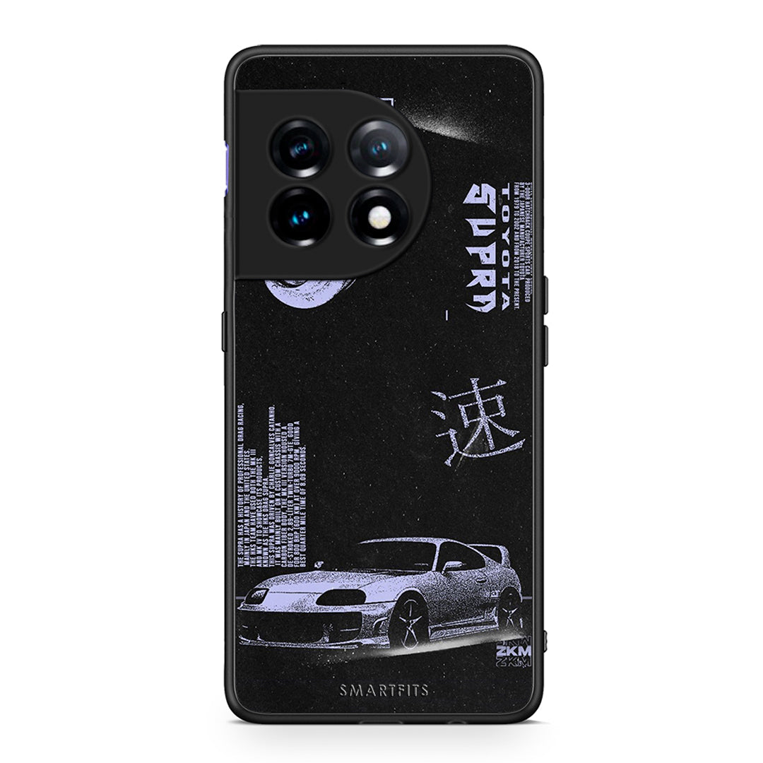 Θήκη OnePlus 11 5G Tokyo Drift από τη Smartfits με σχέδιο στο πίσω μέρος και μαύρο περίβλημα | OnePlus 11 5G Tokyo Drift Case with Colorful Back and Black Bezels