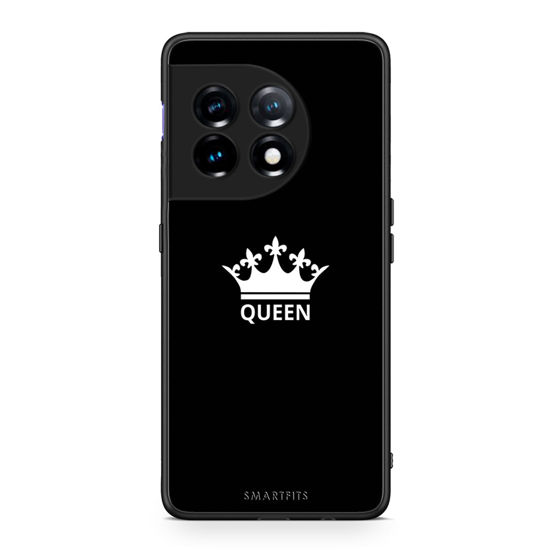 Θήκη OnePlus 11 5G Valentine Queen από τη Smartfits με σχέδιο στο πίσω μέρος και μαύρο περίβλημα | OnePlus 11 5G Valentine Queen Case with Colorful Back and Black Bezels