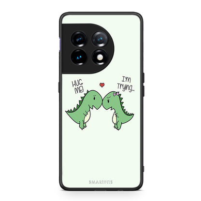 Θήκη OnePlus 11R / ACE 2 5G Valentine Rex από τη Smartfits με σχέδιο στο πίσω μέρος και μαύρο περίβλημα | OnePlus 11R / ACE 2 5G Valentine Rex Case with Colorful Back and Black Bezels