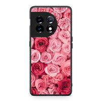 Thumbnail for Θήκη OnePlus 11R / ACE 2 5G Valentine RoseGarden από τη Smartfits με σχέδιο στο πίσω μέρος και μαύρο περίβλημα | OnePlus 11R / ACE 2 5G Valentine RoseGarden Case with Colorful Back and Black Bezels