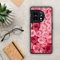 Thumbnail for Θήκη OnePlus 11R / ACE 2 5G Valentine RoseGarden από τη Smartfits με σχέδιο στο πίσω μέρος και μαύρο περίβλημα | OnePlus 11R / ACE 2 5G Valentine RoseGarden Case with Colorful Back and Black Bezels