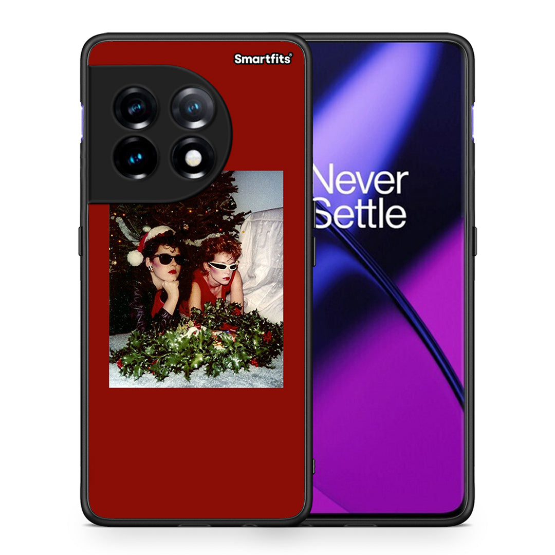 Θήκη OnePlus 11R / ACE 2 5G Waiting For Xmas από τη Smartfits με σχέδιο στο πίσω μέρος και μαύρο περίβλημα | OnePlus 11R / ACE 2 5G Waiting For Xmas Case with Colorful Back and Black Bezels