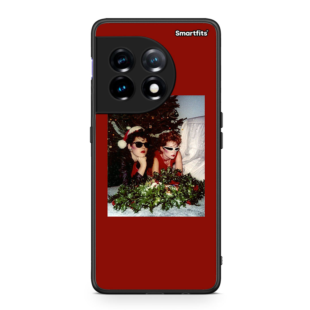 Θήκη OnePlus 11R / ACE 2 5G Waiting For Xmas από τη Smartfits με σχέδιο στο πίσω μέρος και μαύρο περίβλημα | OnePlus 11R / ACE 2 5G Waiting For Xmas Case with Colorful Back and Black Bezels