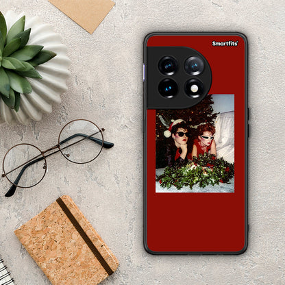 Θήκη OnePlus 11R / ACE 2 5G Waiting For Xmas από τη Smartfits με σχέδιο στο πίσω μέρος και μαύρο περίβλημα | OnePlus 11R / ACE 2 5G Waiting For Xmas Case with Colorful Back and Black Bezels