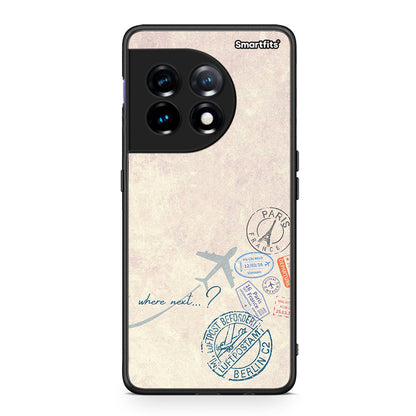 Θήκη OnePlus 11R / ACE 2 5G Where Next από τη Smartfits με σχέδιο στο πίσω μέρος και μαύρο περίβλημα | OnePlus 11R / ACE 2 5G Where Next Case with Colorful Back and Black Bezels